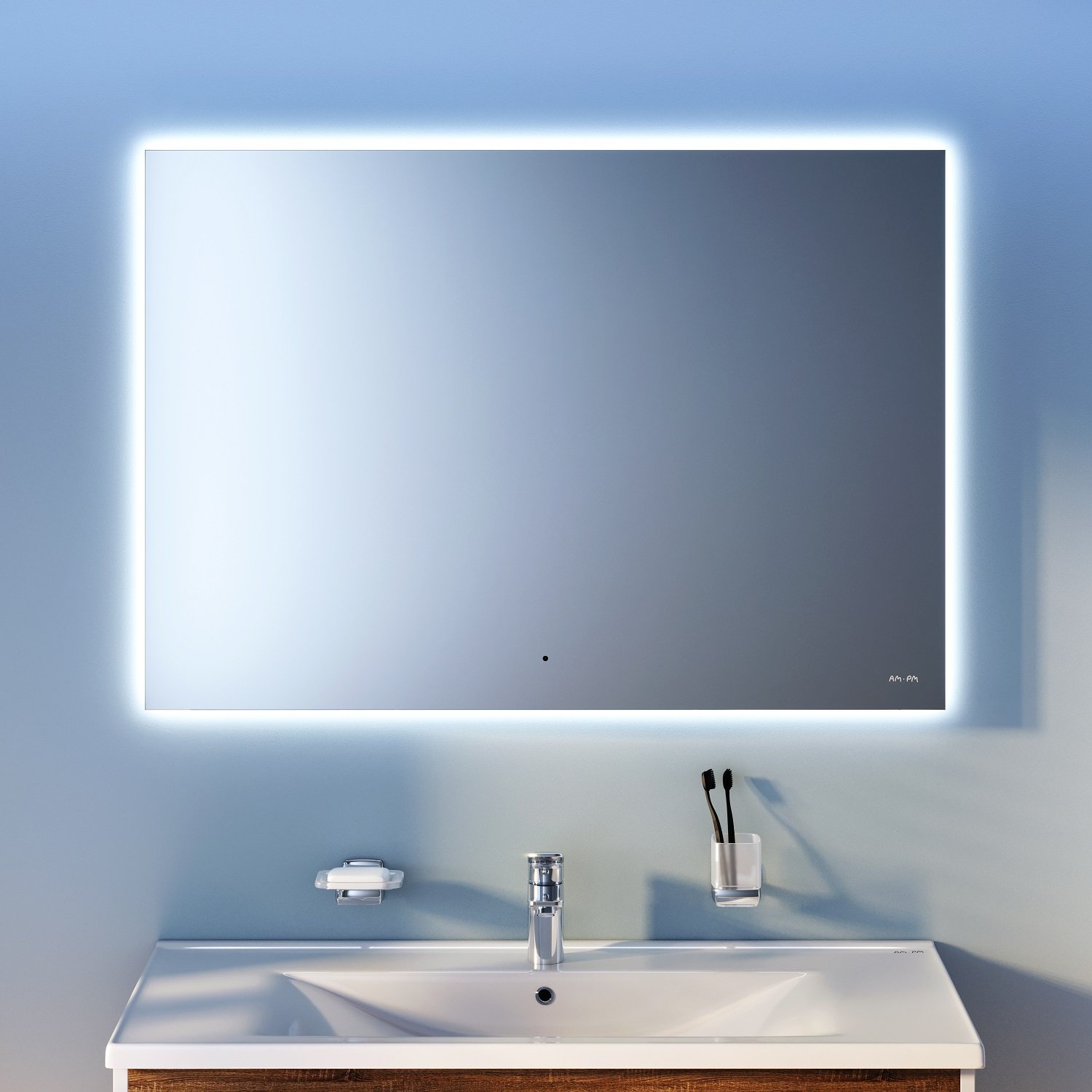 Зеркало AM.PM X-Joy 100x70, с подсветкой и диммером