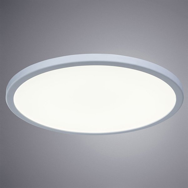 Потолочный светильник Arte Lamp Mesura A7976PL-1WH, арматура белая, плафон пластик белый, 23х23 см