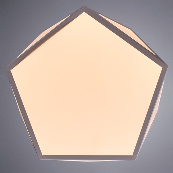 Потолочный светильник Arte Lamp Multi-Piazza A1931PL-1WH, арматура белая, плафон акрил белый, 50х50 см - фото 1