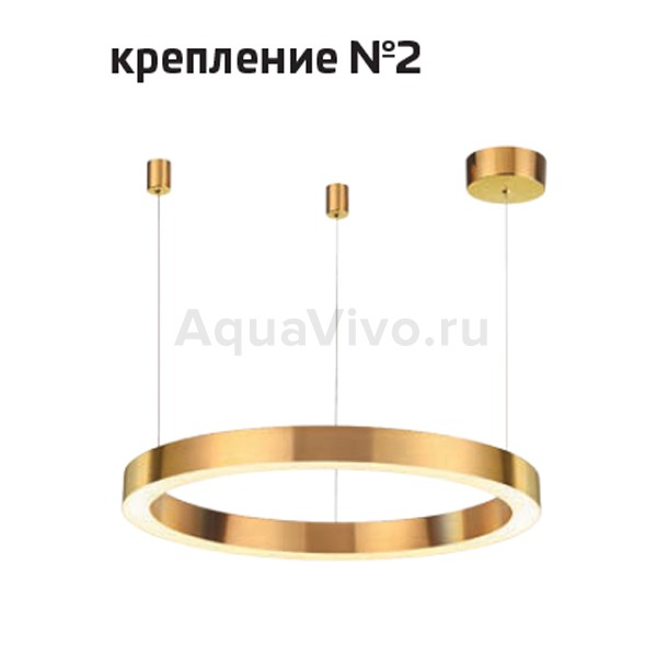 Подвесной светильник Odeon Light Brizzi 3885/35LG, арматура золото, плафон акрил золото, 60х60 см