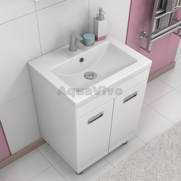 Мебель для ванной Какса-А Пикколо 80, напольная, цвет белый