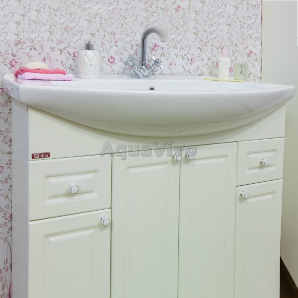 Мебель для ванной Sanflor Софи 100, цвет белый - фото 1
