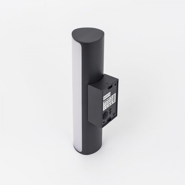 Настенный уличный светильник Citilux CLU0007, арматура черная, плафон/абажур стекло, цвет белый