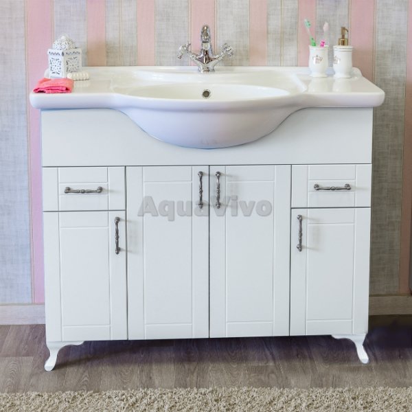 Мебель для ванной Sanflor Глория 105, цвет белый