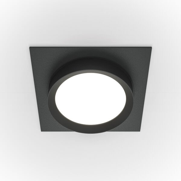 Точечный светильник Maytoni Technicali Hoop DL086-GX53-SQ-B, арматура черная