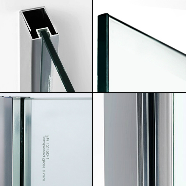 Душевой уголок WasserKRAFT Salm WasserSchutz 27I17 100x80, стекло прозрачное, профиль серебристый