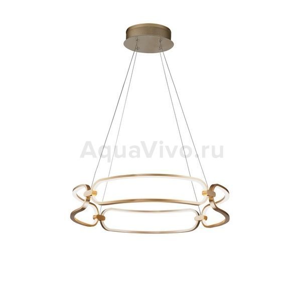 Подвесной светильник Maytoni Chain MOD017PL-L50MG, арматура цвет золото, плафон/абажур акрил, цвет белый