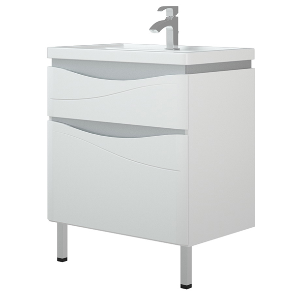 Мебель для ванной Corozo Омаха Z2 70, цвет белый - фото 1