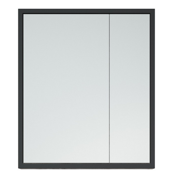 Шкаф-зеркало Corozo Айрон 60, цвет антик - фото 1