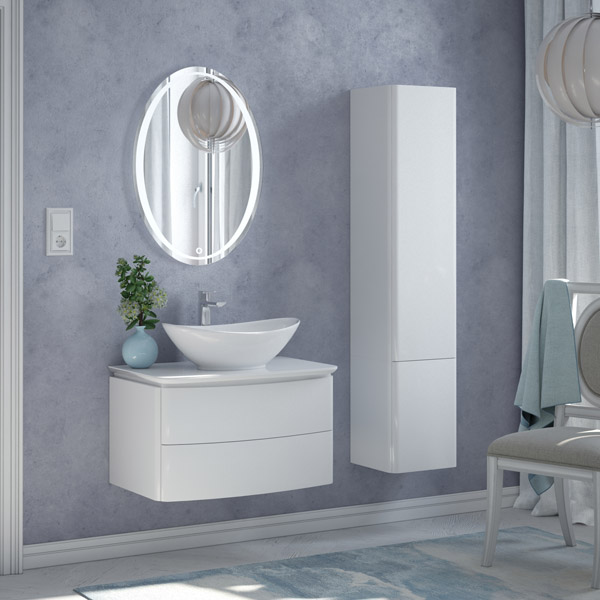 Мебель для ванной Corozo Вико 75, цвет белый