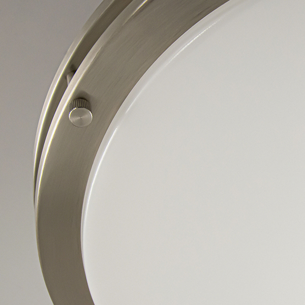 Потолочный светильник Citilux Бостон CL709321N, арматура хром, плафон полимер белый, 36х36 см - фото 1
