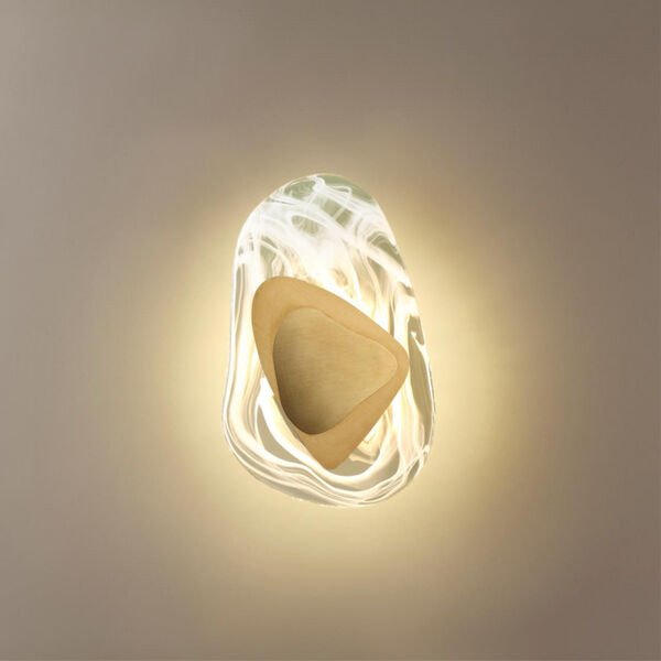 Настенный светильник Odeon Light Icy 4314/9WL, арматура белая, плафон стекло прозрачное - фото 1