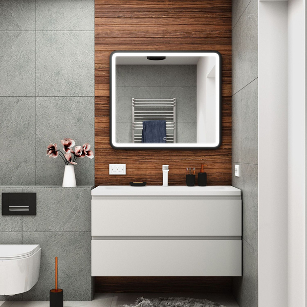 Мебель для ванной Art & Max Bianchi 100 подвесная, цвет белый матовый 