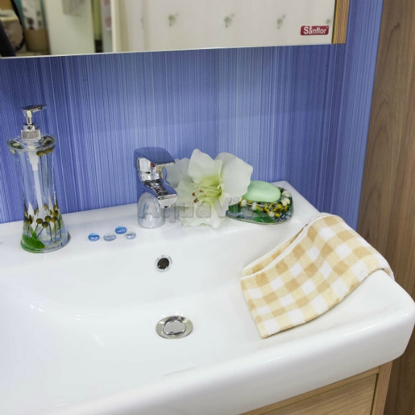 Мебель для ванной Sanflor Ларго 70, подвесная, цвет Швейцарский Вяз