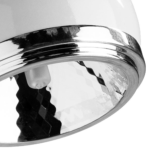Спот Arte Lamp Orbiter A4509AP-1WH, арматура белая / хром, плафон металл белый, 13х22 см - фото 1