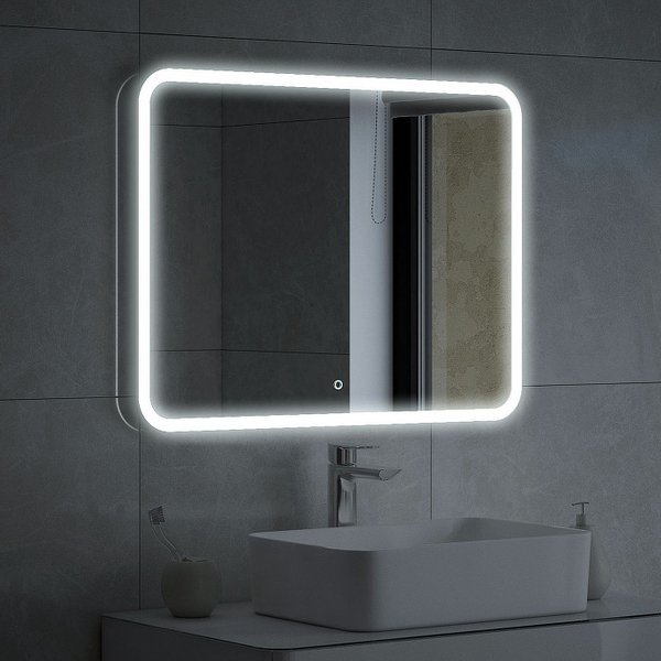 Зеркало Corozo Альбано 90x70, с подсветкой и диммером - фото 1
