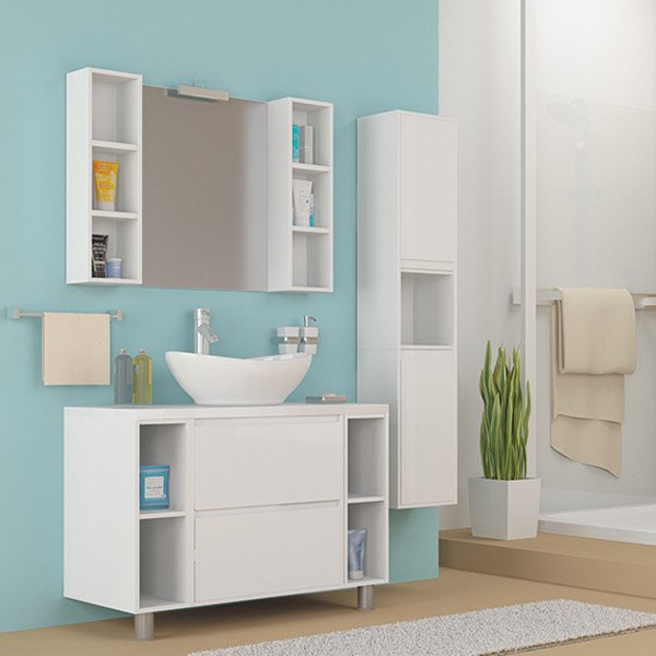Мебель для ванной Mixline Аврора 60, цвет белый - фото 1