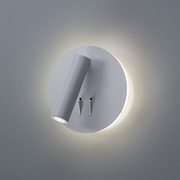 Бра Arte Lamp Electra A8232AP-1WH, арматура белая, плафон металл белый, 14х14 см - фото 1