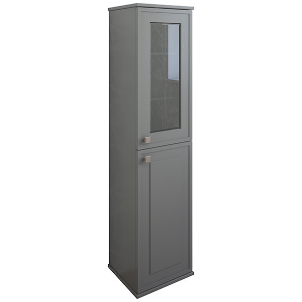 Шкаф-пенал Sanflor Модена 34 R, правый, цвет серый - фото 1