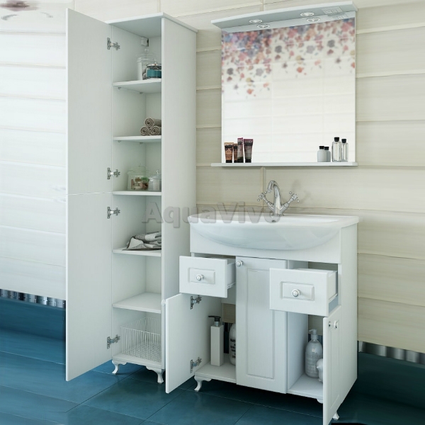 Мебель для ванной Sanflor Софи 75, цвет белый