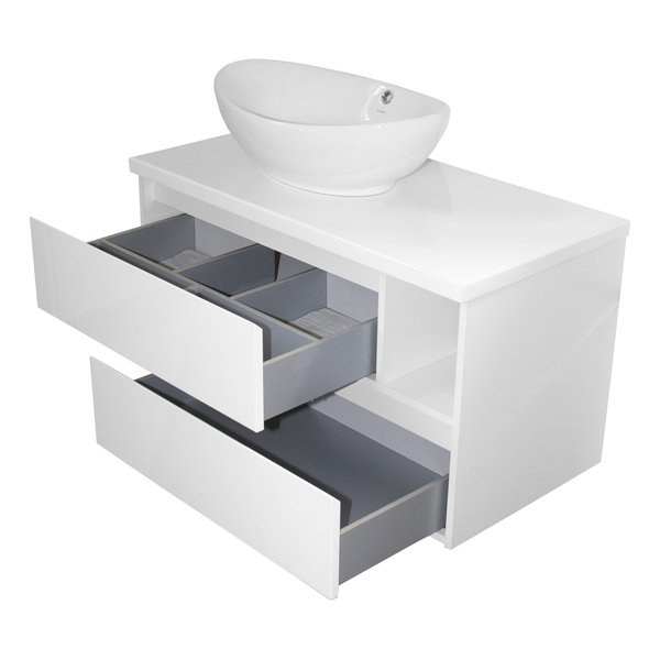 Мебель для ванной Mixline Аврора 90, цвет белый - фото 1