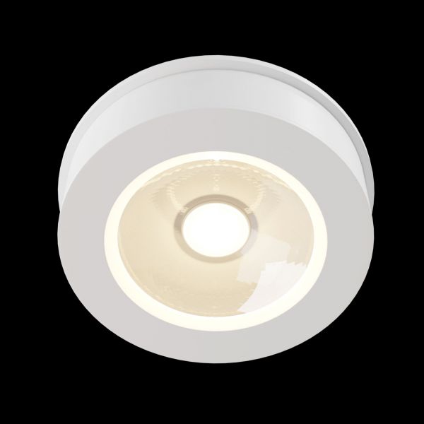 Встраиваемый светильник Maytoni Technical Magic DL2003-L12W4K, арматура белая, плафон металл белый