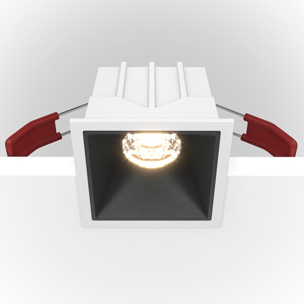 Точечный светильник Maytoni Technicali Alfa DL043-01-10W4K-SQ-WB, арматура бело-черная - фото 1