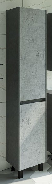 Шкаф-пенал Stella Polar Кибела 35, цвет цемент