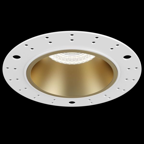 Встраиваемый светильник Maytoni Technical Share DL051-U-2WMG, арматура золото матовое, плафон металл золото матовое - фото 1
