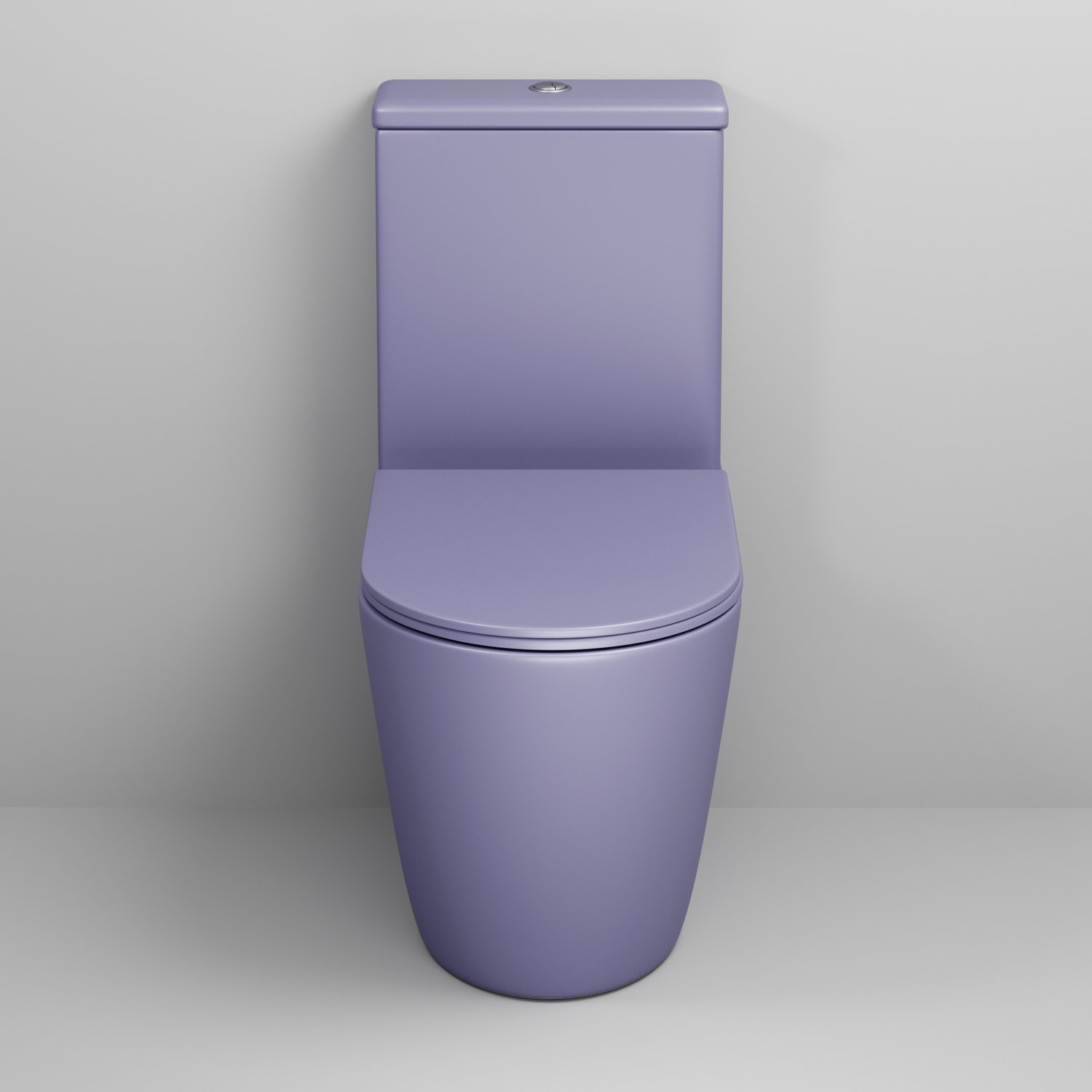 Унитаз Grossman Color GR-4480 LIMS напольный, безободковый, с сиденьем микролифт, цвет фиолетовый матовый - фото 1