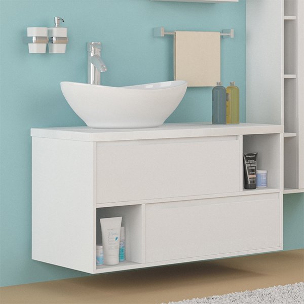 Мебель для ванной Mixline Аврора 90, цвет белый
