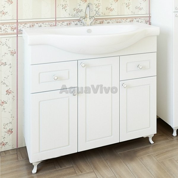Мебель для ванной Sanflor Софи 85, цвет белый - фото 1