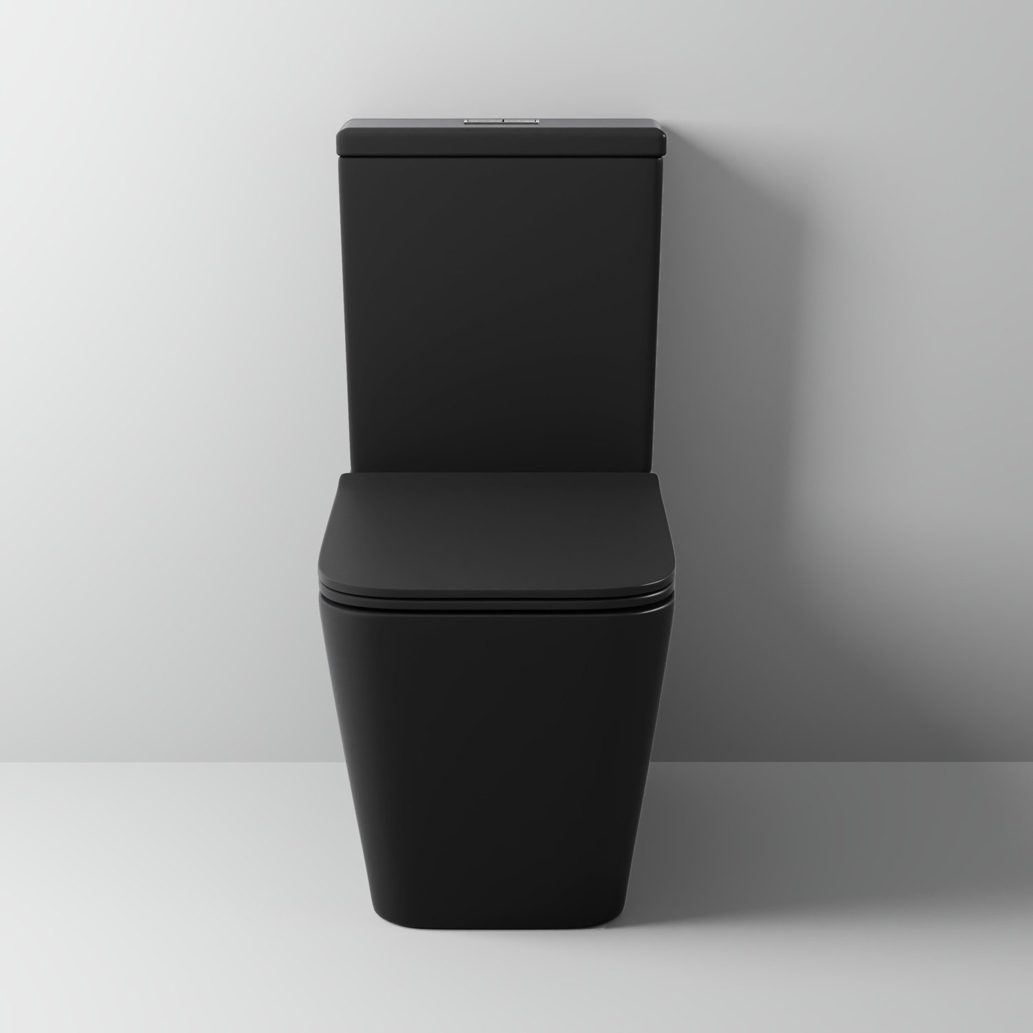 Унитаз Grossman GR-4445 BMS напольный, безободковый, с сиденьем микролифт, цвет черный матовый - фото 1