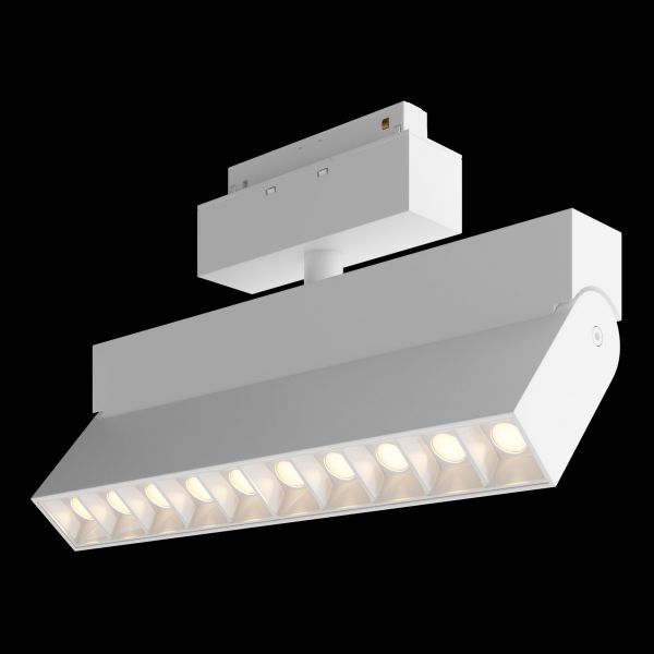 Трековый светильник Maytoni Technical Points TR015-2-20W3K-W, арматура белая, плафон металл белый - фото 1