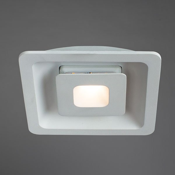 Точечный светильник Arte Lamp Canopo A7243PL-2WH, арматура белая, 12х12 см - фото 1