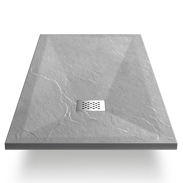 Поддон для душа Vincea VST-4SR 90x90, искусственный камень, цвет серый - фото 1