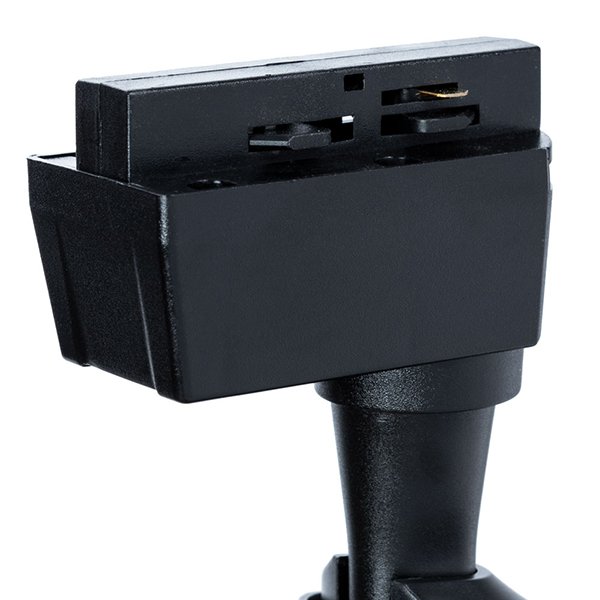 Трековый светильник Arte Lamp Barut A4561PL-1BK, арматура черная, плафон металл черный, 11х5 см