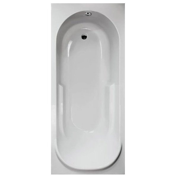 Акриловая ванна Berges Lumbo 150x75, без опор и экранов, цвет белый