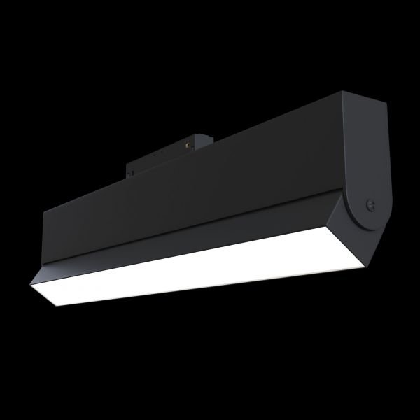 Трековый светильник Maytoni Technical Basis TR013-2-20W4K-B, арматура черная, плафон металл черный - фото 1