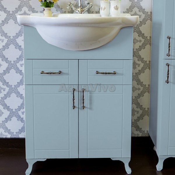 Мебель для ванной Sanflor Глория 65, цвет серый - фото 1