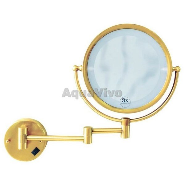 Косметическое зеркало Boheme Imperiale 503 настенное с подсветкой, цвет золото