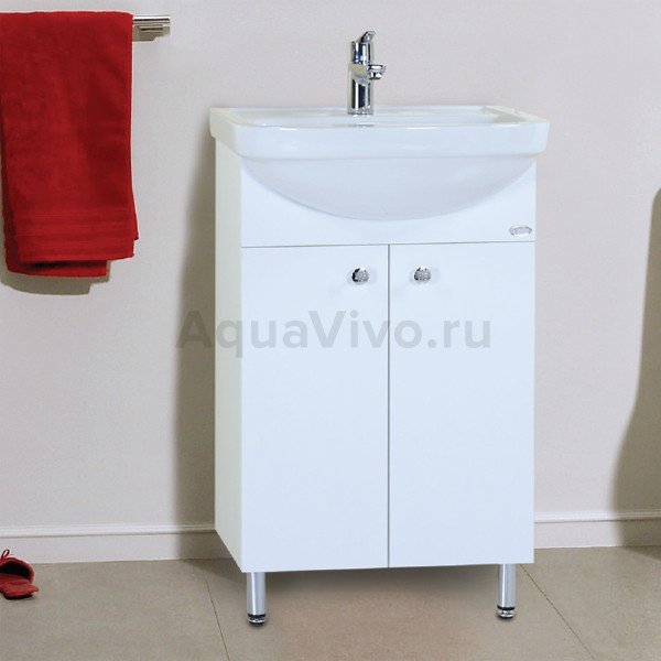 Мебель для ванной Оника Крит 52.10, цвет белый - фото 1