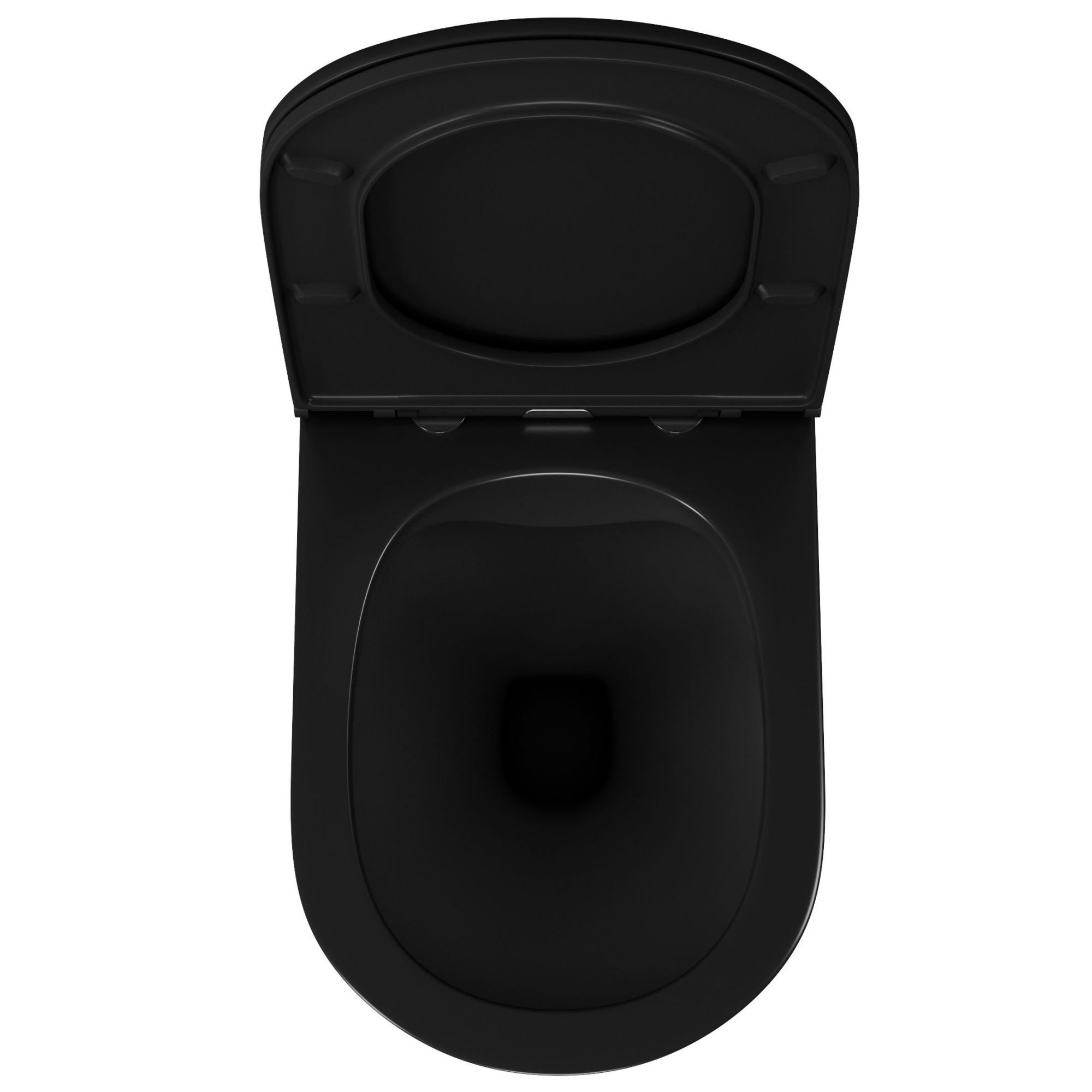 Комплект D&K DS1022502 подвесного унитаза Venice с сиденьем микролифт и инсталляции с черной кнопкой смыва - фото 1
