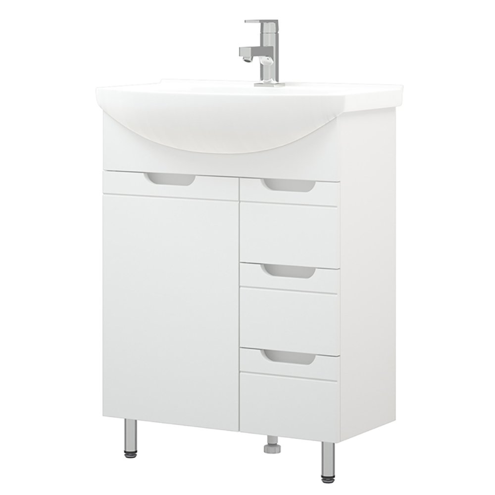 Мебель для ванной Corozo Лея 65 Z3, цвет белый - фото 1