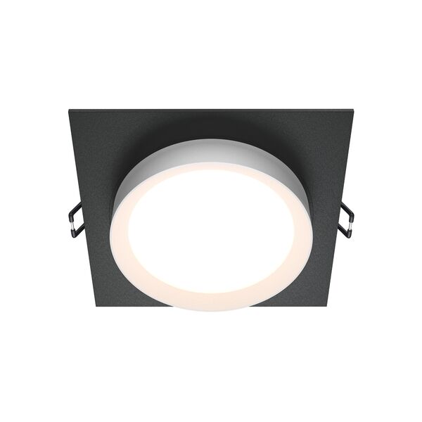 Точечный светильник Maytoni Technicali Hoop DL086-GX53-SQ-BW, арматура черно-белая