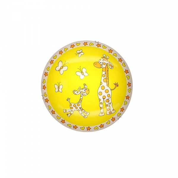Настенно-потолочный светильник Citilux 917 CL917001, арматура золото, плафон стекло желтое, 25х25 см