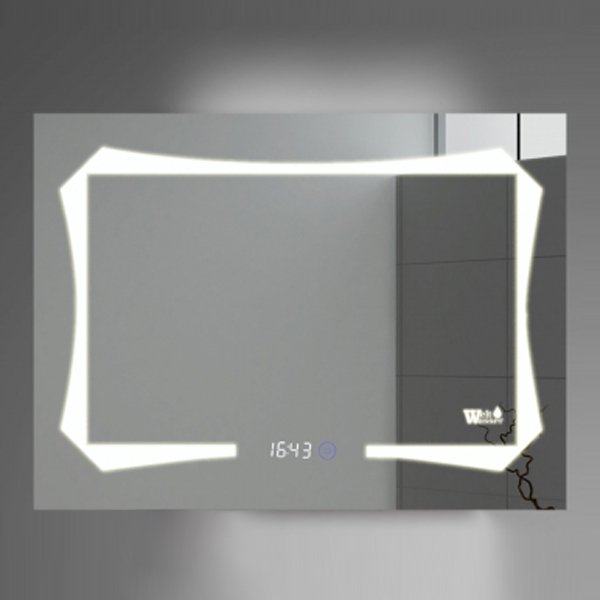 Зеркало Weltwasser BZS OTTO 8060-2 80x60 с подсветкой, антизапотеванием и часами