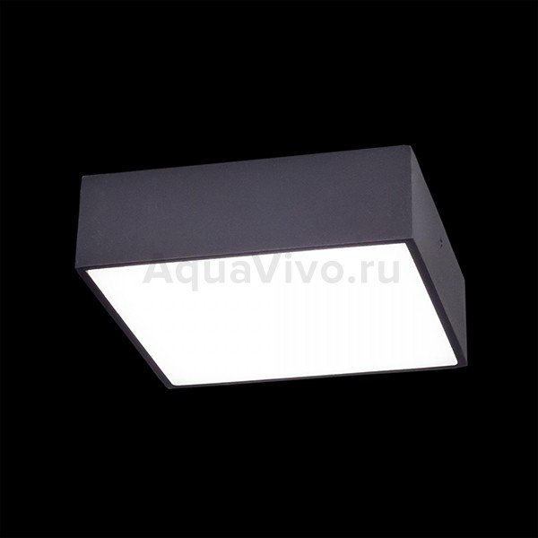 Точечный светильник Citilux Тао CL712X122N, арматура черная, плафон полимер белый, 4000 К, 12х12 см