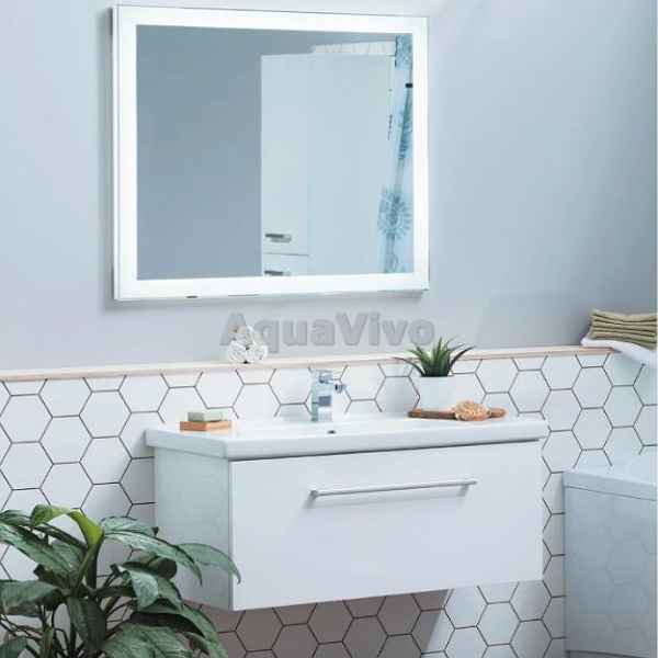Мебель для ванной Dreja Big Inn 100, цвет белый глянец