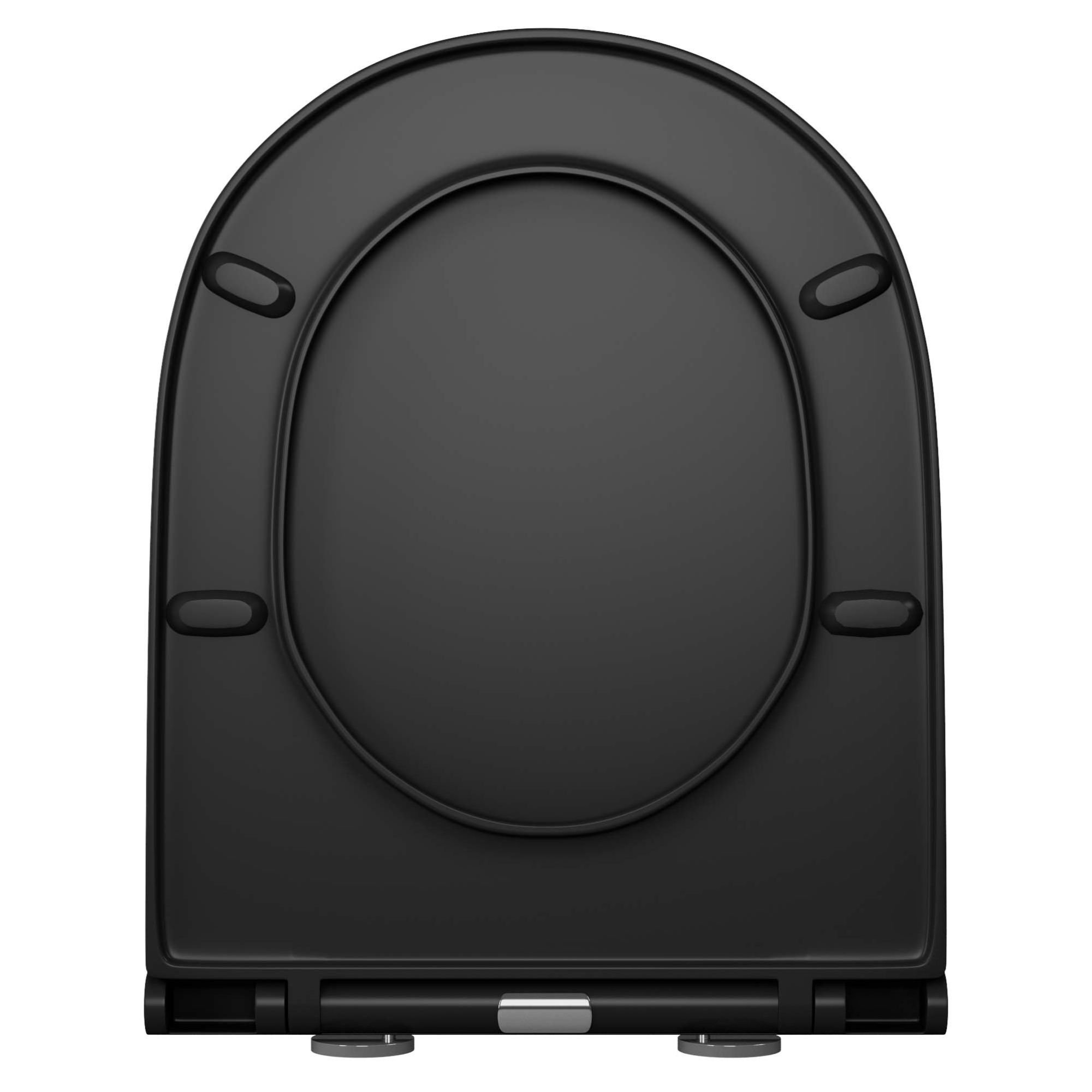 Унитаз D&K Matrix DT1396025 подвесной, безободковый, с сиденьем микролифт, цвет черный